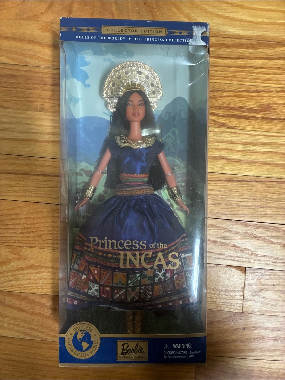 Collectible Barbie Princess of the Incas Doll - Navy, Gold, Multicolor Trim